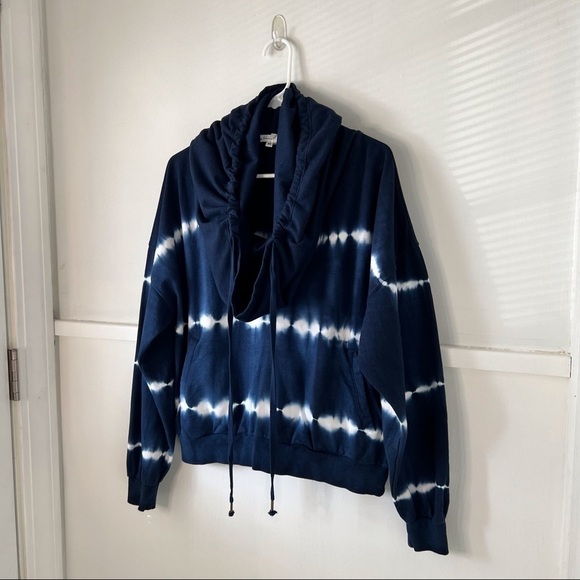 Young Fabulous & Broke Piper Tie Dye Cowl Neck Hooded Sweatshirt - Picture 14 of 16